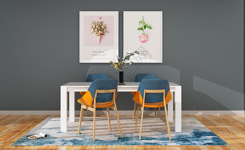 温馨餐桌简约室内设计设计图片