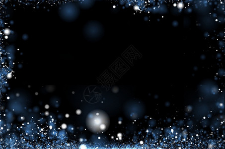 蓝雪蓝色光斑背景设计图片