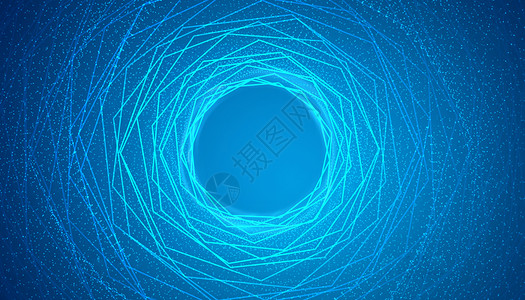 星光隧道科技空间背景设计图片