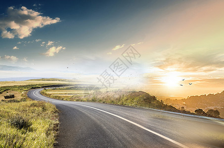 道路背景素材公路背景设计图片