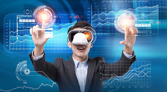 科技感VR眼镜VR虚拟现实设计图片