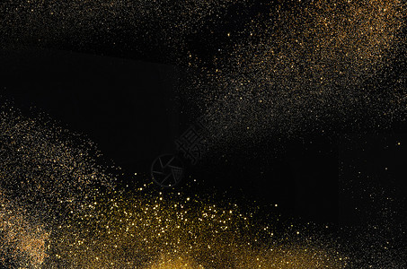 黑色金光背景金沙光斑背景设计图片