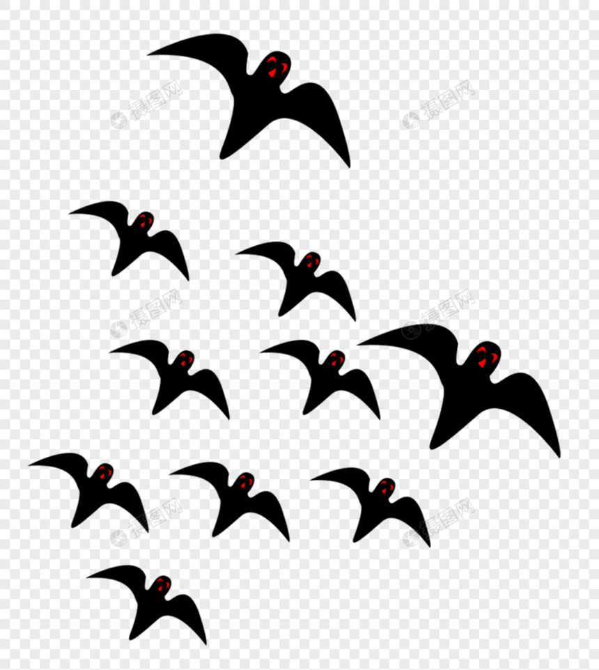 蝙蝠群图片