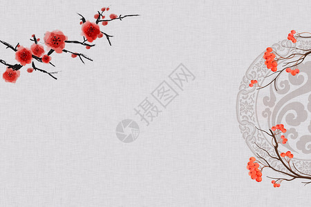 底图素材水墨中国风背景设计图片