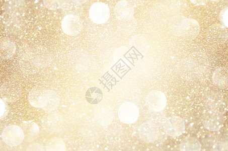 白色清新气泡金色光斑背景设计图片