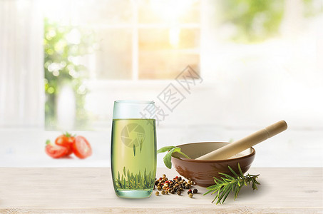 玻璃健康食物饮食茶饮桌面背景设计图片