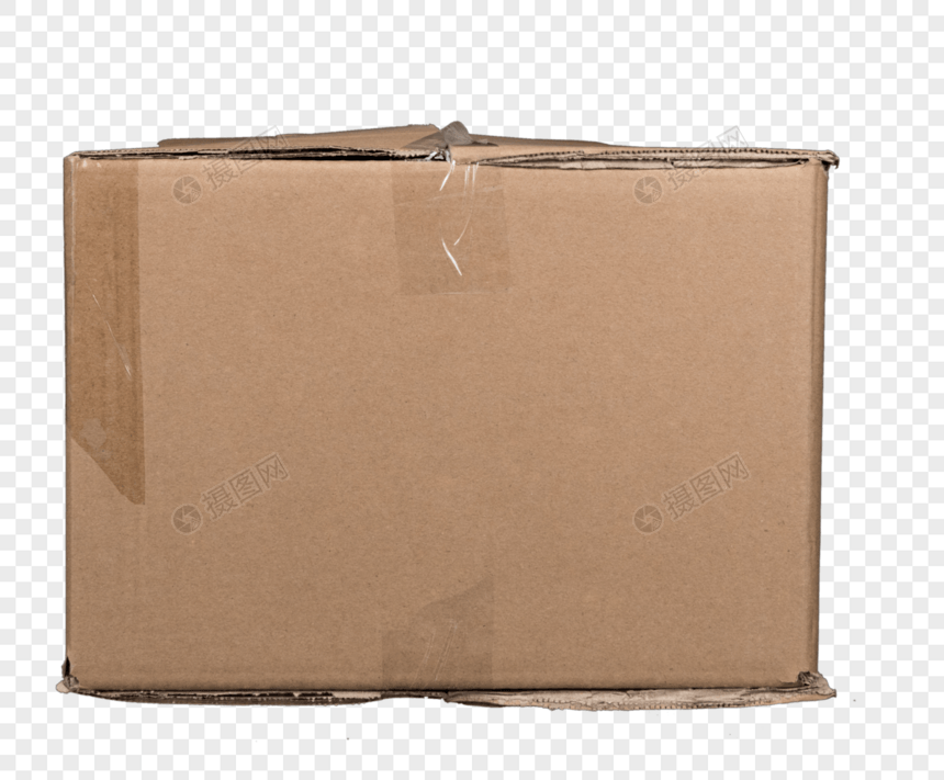 产品瓦楞纸包装箱免抠图元素图片