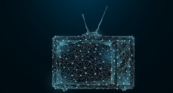 八十老式电视机背景设计图片