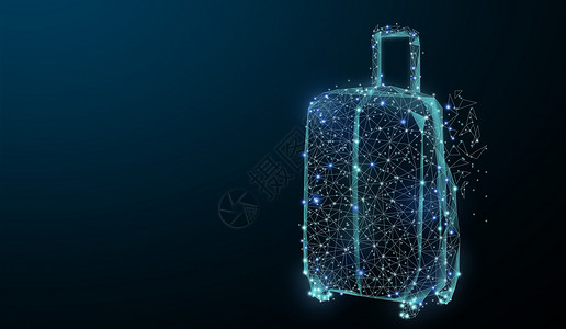 行李袋创意旅行箱背景设计图片