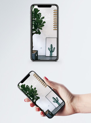 唯美树植物手机壁纸模板