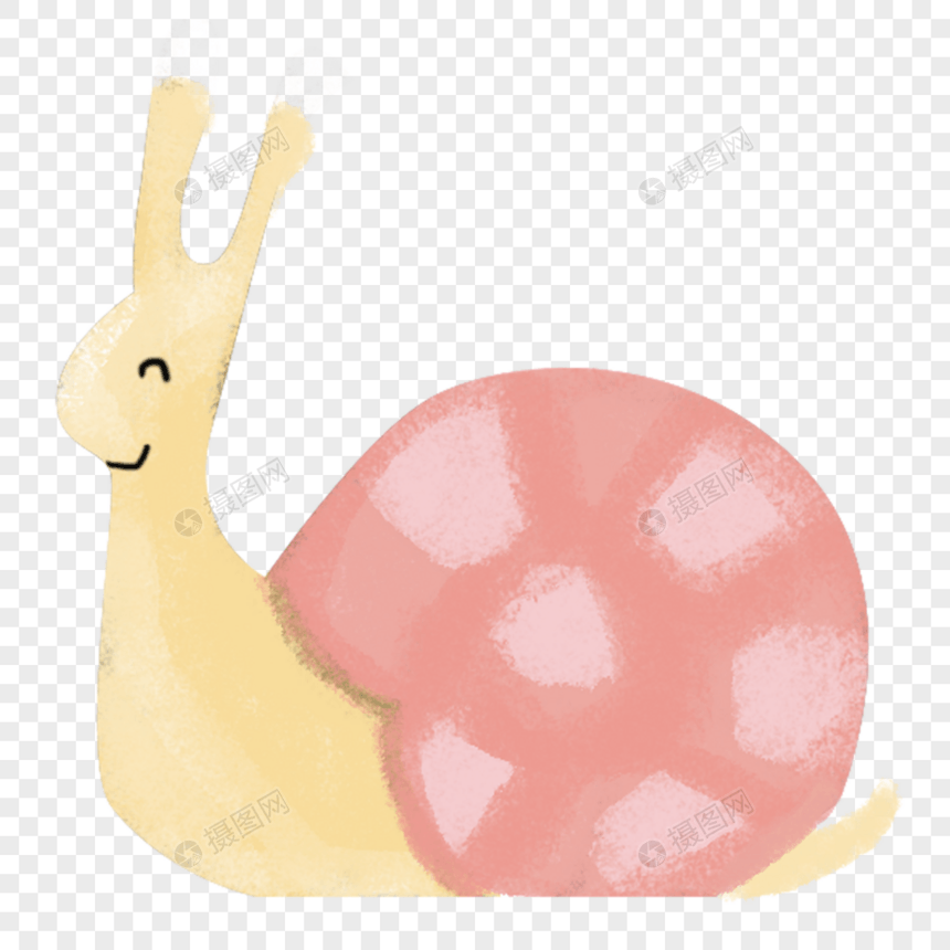 粉色的蜗牛图片