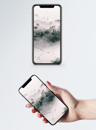 桂林象鼻山自然风景手机壁纸模板
