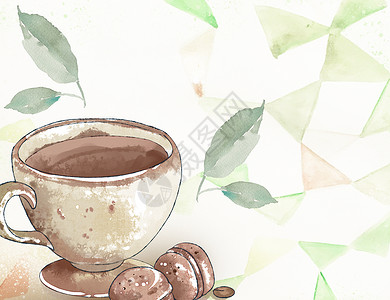 星巴克冷饮咖啡植物高清图片