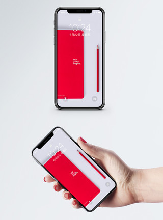 记录本手机笔笔和书本手机壁纸模板