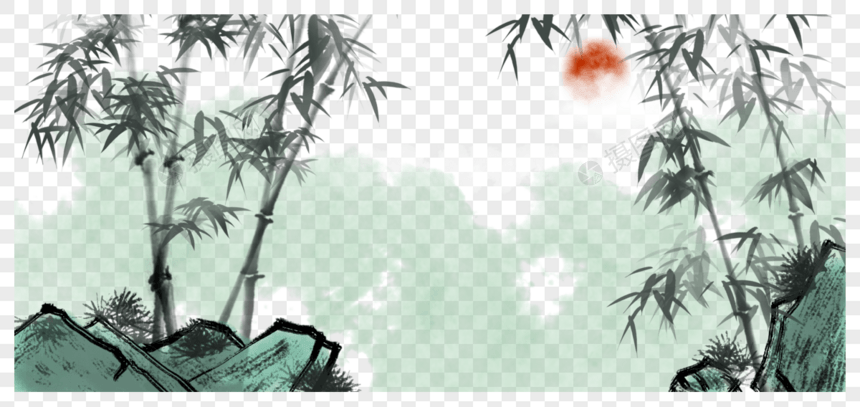 中国风竹子背景图片