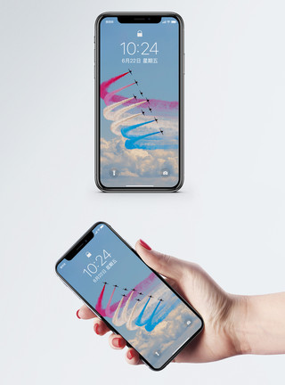 飞行表演手机壁纸模板