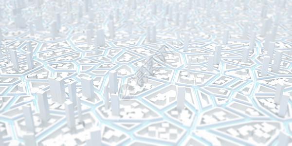 迷宫地图城市交通空间场景设计图片