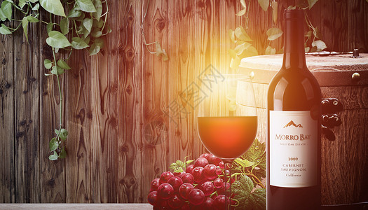 葡萄创意红酒酿造设计图片