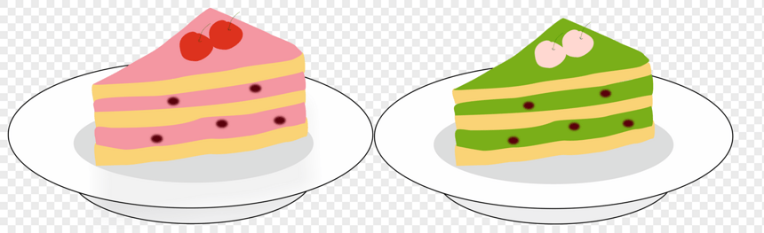 两块糕点图片
