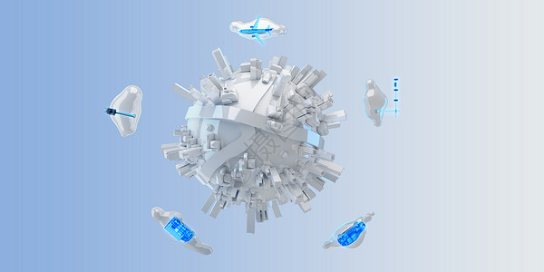 云技术海报全球信息化设计图片