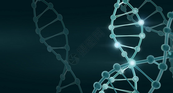 DNA链条背景图片