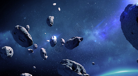 行星碰撞太空陨石碰撞设计图片