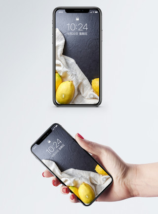 食物柠檬手机壁纸模板