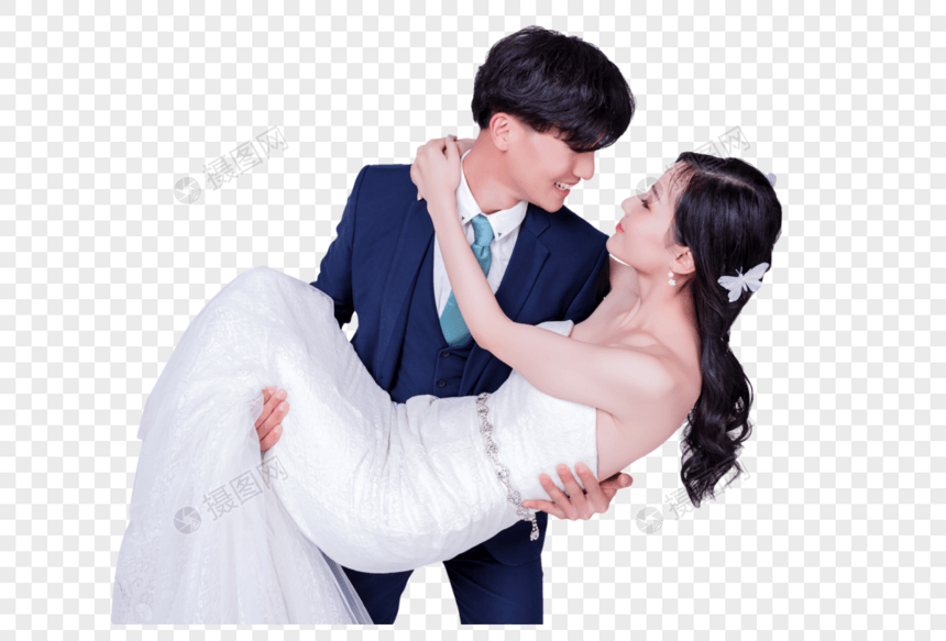 情侣婚纱照公主抱图片