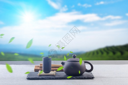 植物蛋白饮料茶文化设计图片