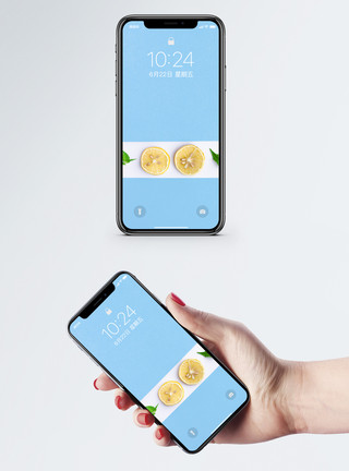 生菜片水果手机壁纸模板