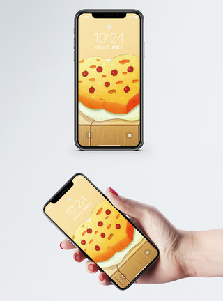 卡通食物蛋糕手机壁纸模板