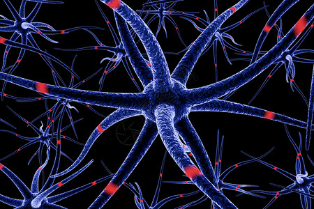 神经科学细胞背景高清图片