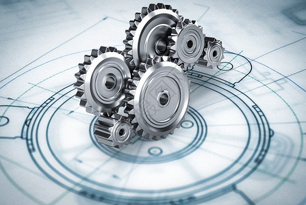 机械设计齿轮工业高清图片