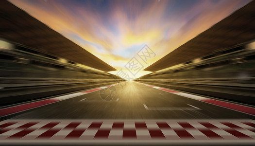 赛车终点线炫酷赛车道背景设计图片
