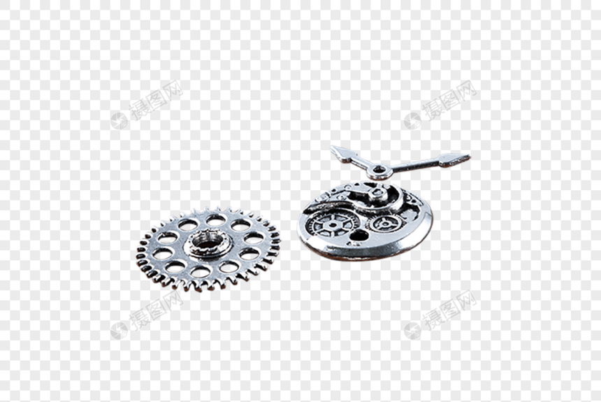 各种尺寸不同直径和形状的金属齿轮图片