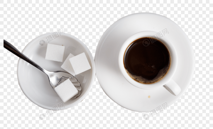 香浓美味的咖啡和咖啡豆图片