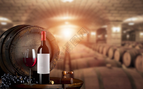 酒的分类素材创意红酒场景设计图片