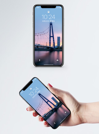 大连软件园大桥手机壁纸模板