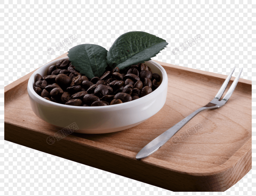 香浓美味的咖啡和咖啡豆图片