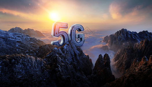 5G技术山峰高清图片