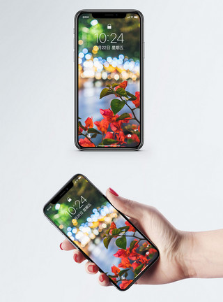 杜鹃河植物花卉手机壁纸模板