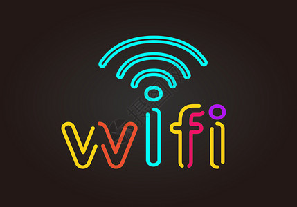 无线充电图标创意wifi设计图片