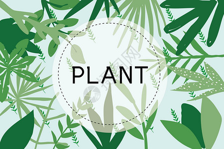 植物背景背景图片