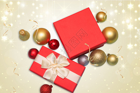 礼品盒圣诞节精美礼品盒设计图片