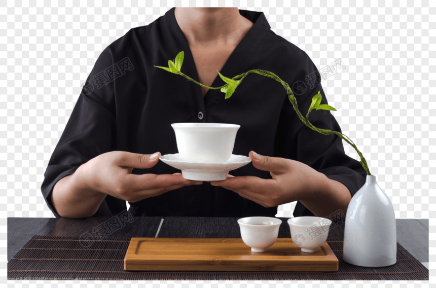 倒茶与品茶图片