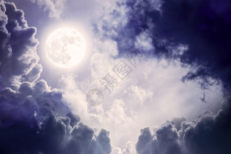 月色浪漫中秋月圆设计图片