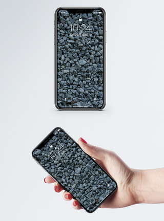 石头创意碎石子手机壁纸模板