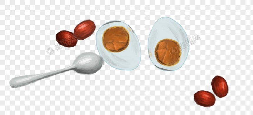 鸡蛋红枣勺子图片