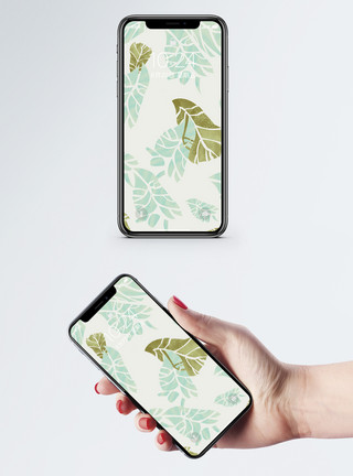 爱护树木花卉植物手机壁纸模板