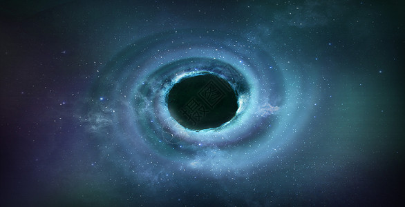 星空黑洞背景图片